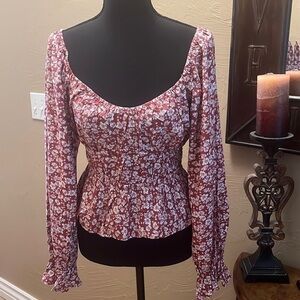 Liberty Love Long Sleeve Top Size M
